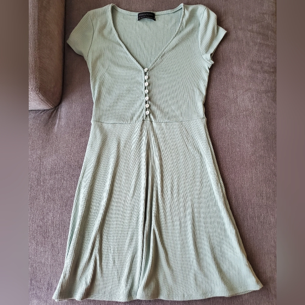 Urban Outfitters Mini Dress seafoam colour Size small